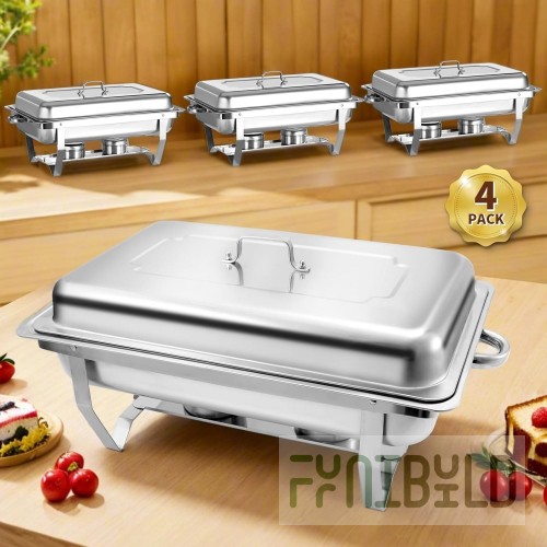 GET Enterprises ST11610110 24-1/2 Inch Chafing Dish Box White with Corrugated Plastic
