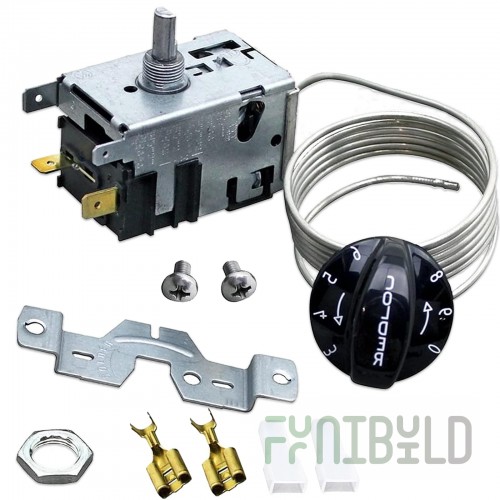 AllPoints 8135199 Electric Temperature Control Thermostat for Refrigerators
