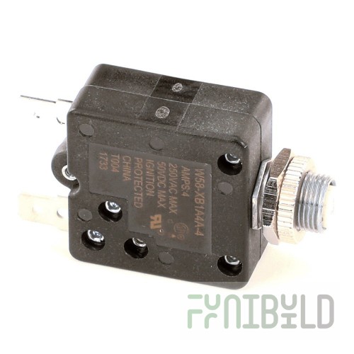 Alfa G-140017 2 Inch Circuit Breaker 4 Amp for Globe Models S13 and S13A
