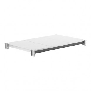 Cambro EXSK2136S1480 36 Inch 21 Inch Solid Shelf Kit with Antimicrobial Protection Speckled Gray