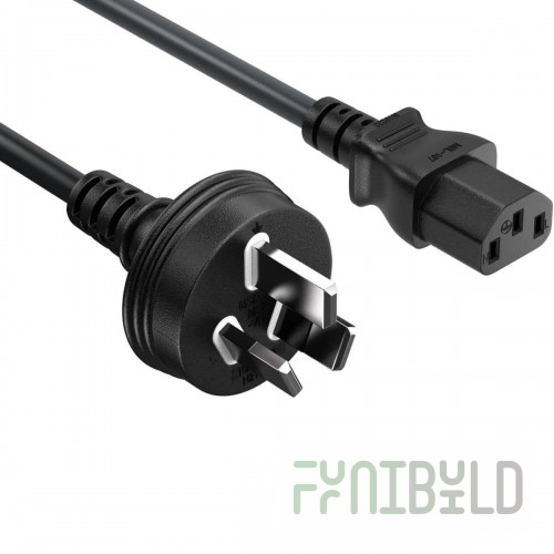U-POWERCORD-2256 Power Cord 220-240V for Australia/New Zealand Electric Cord