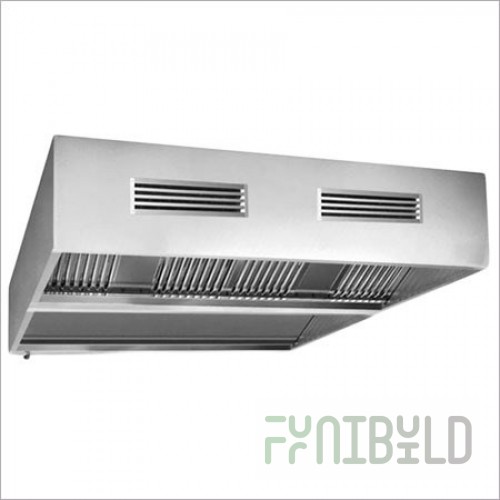 Island supply and exhaust hood ZPVO-2500/1400-N-TEH