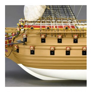 Dish ship wood 65 cm art. WB-65