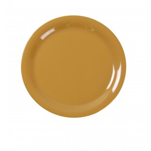 Yanco MS-107YL 7-1/2 Inch Round Plate with Narrow Rim Melamine Yellow