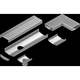 Hobart 497566-000G2 5.25 Inch Pipe Drain Left Hand Stainless Steel with Corrosion Resistance