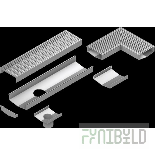 Hobart 497566-000G2 5.25 Inch Pipe Drain Left Hand Stainless Steel with Corrosion Resistance