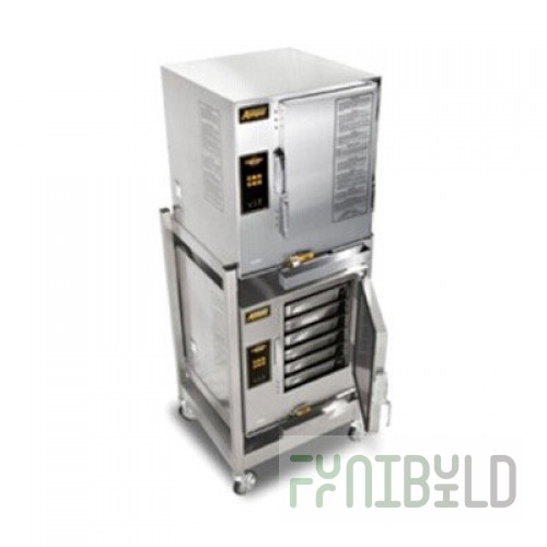 AccuTemp E64403E120 DBL 27 Inch Electric Boilerless Convection Steamer with Vacuum Cooking