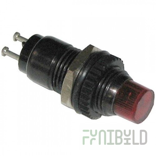 Cleveland KE50567-1 1 Inch Red Signal Light with O-ring and Locknut