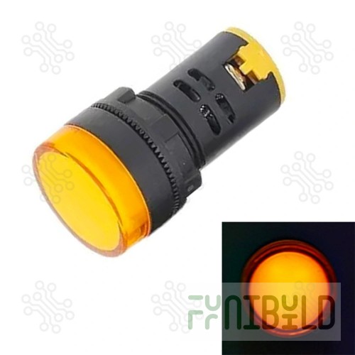 Light signal indicator for dough mixing machine HS-40 (yellow)