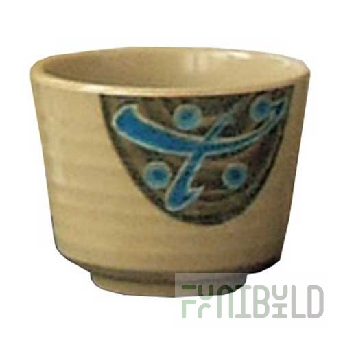Yanco OR-9302 8 Oz Melamine Tea Cup Round Dishwasher Safe 3-1/2 Inch Diameter
