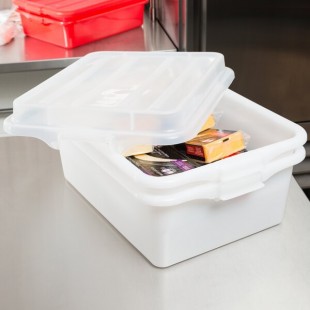Vollrath 1535-C05 22.5 Inch Polypropylene Food Storage Box with Drain