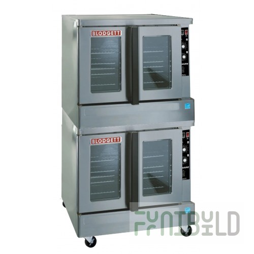Blodgett ZEPH-100-E DBL_240/60/1 38 Inch Electric Convection Oven Double-deck Stainless Steel with Solid State Controls