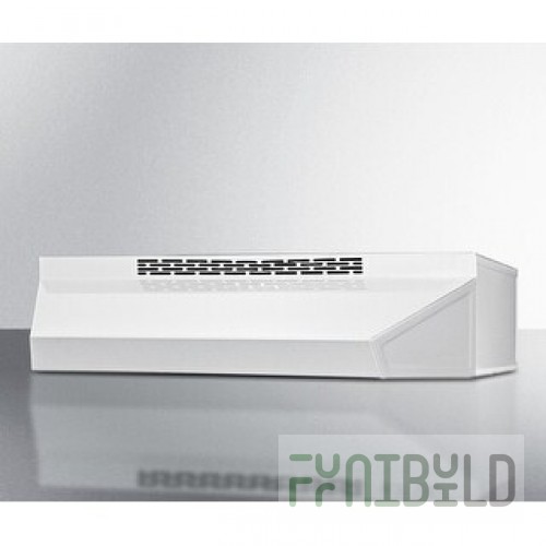 Summit ADAH1724W 24 Inch Exhaust Hood Ductless and Commercial White