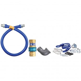 Dormont CAN1650BPQR48BX 1/2 Inch Diameter Moveable Gas Connector with Restraining Device