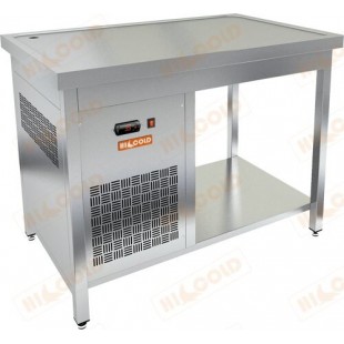 Wall-mounted open table Hicold NBMSO-11/7BP (1100x700x850mm, with side)
