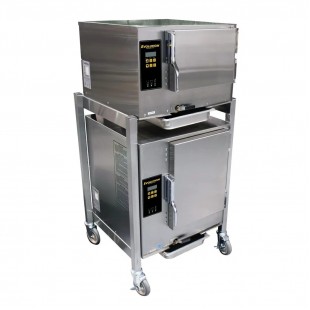 AccuTemp E3/E62083D150 DBL 27 Inch Electric Convection Steamer with Digital Controls