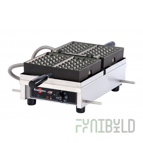 Eurodib WECDHAAS Krampouz Waffle Maker Single 4x7 Liege