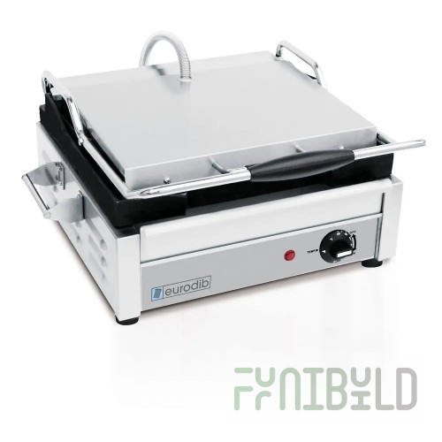 Eurodib SFE02360240 Panini Grill Double Flat Top & Bottom