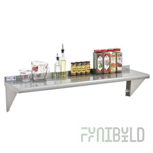 Hubert 29N-020 Kratos® Wall Shelf Stainless Steel 48