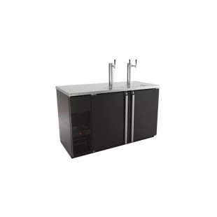 Micro Matic MDD58-E 59-1/2 Inch Draft Beer Cooler Two Section 23.7 Cu Ft with Locks