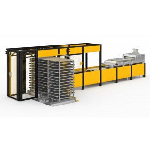 Automatic dough unloading machine (to