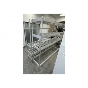 New Age Industrial 51299 54 Inch U-Brace for Double Stacker Keg Shelf Aluminum