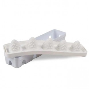 JB Prince MA200 18.59 Oz Foresta Mold Kit 5 Forms Silicone Plastic Made in Italy