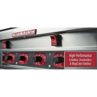 Magikitch'n G6057K 30 Inch Windguard Stainless Steel Charbroiler Accessory