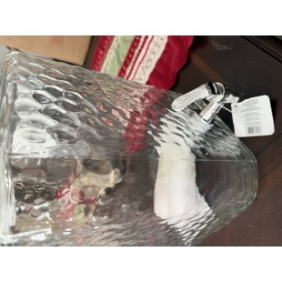 Stylesetter Homestead 2.5 Gallon Hammered Glass Beverage Dispenser by Jay Companies