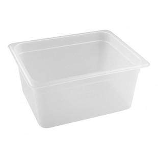 Gastronorm container without lid p/p GN 1/2, H-150, 325x265x150mm, (plastic, transparent), in pack. 8 pcs. 422100701