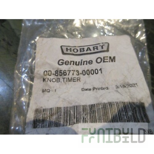Hobart 00-856773-00001 Timer Knob 1.7 Inch OEM Part Durable Polymer