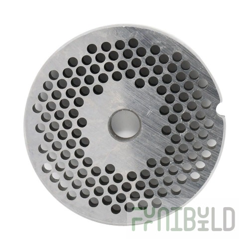 Omcan 11261 5/16 Inch Hubless Carbon Steel Machine Plate for Meat Grinder