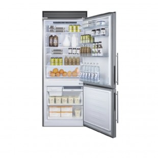 Summit FFBF279SSXH72 28 Inch 14.6 Cu Ft Electric Refrigerator Stainless Steel
