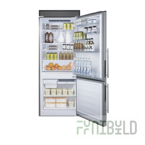 Summit FFBF279SSXH72 28 Inch 14.6 Cu Ft Electric Refrigerator Stainless Steel