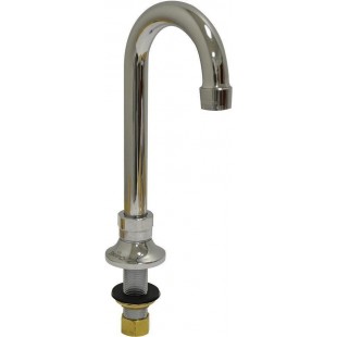 Advance Tabco K-120 Faucet Spout Deck Mount 8 to 9 Inch Swivel Gooseneck with Mixing Valves
