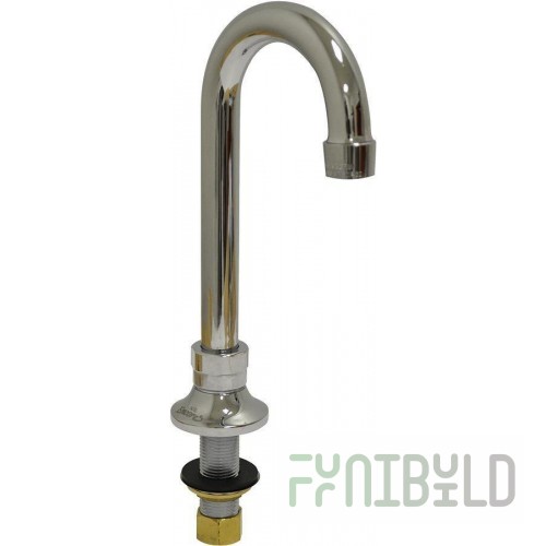 Advance Tabco K-120 Faucet Spout Deck Mount 8 to 9 Inch Swivel Gooseneck with Mixing Valves
