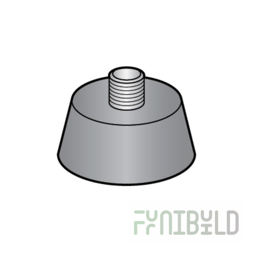 Alfa H-681 Rubber Foot 4 Packs Replaces OEM 00-083681 Parts Accessories