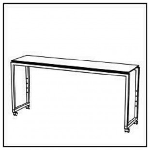 BauscherHepp VE-14013 39 Inch Table Top Compact Laminate with Venta Descriptors BauscherHepp VE-14013 39 Inch Table Top Compact Laminate with Venta Descriptors