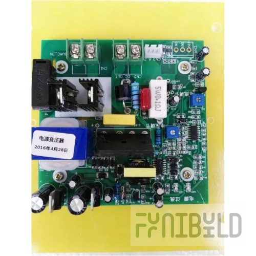 Control unit for the whipping machine B7