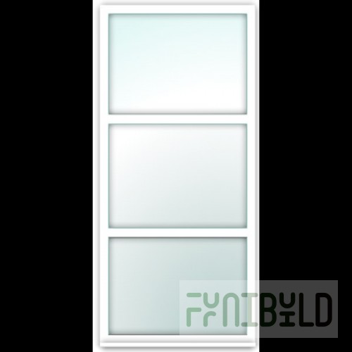 Panoramic side panel with double glazing BC48 left Liverpool