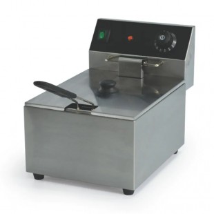 Global Solutions by Nemco GS1610 8.5 Inch Deep Fryer 10 Lb Capacity with Removable Oil Pan