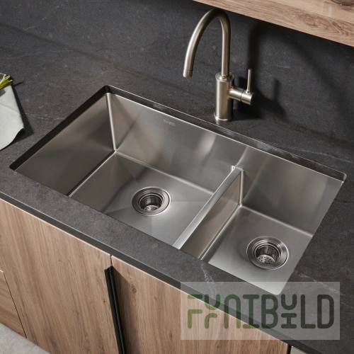 AERO Manufacturing D-45 20 Inch NSF Bowl Drop-In Sink with 16 Gauge Stainless Steel