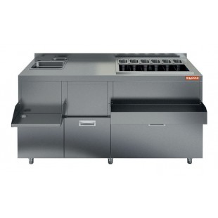 Bar station Hicold NBMKS-16/7BPK (1600x700(900 with shelf)x850mm)