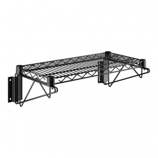 Eagle 2436BL 36 Inch Wire Decorative Shelf Black Epoxy Finish