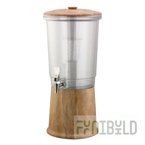 Service Ideas CBDDW3GSSMB 11 Inch Cold Beverage Dispenser Stainless Steel Double Wall