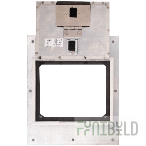 Market Forge P-HCC-ETP 20 Inch Prison Package Hinged Cover Security - Stainless Steel
