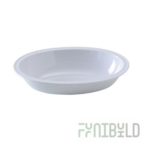 Yanco NS-036W 36 Oz Oval Bowl Melamine Dishwasher Safe White 2 Dozen Packs