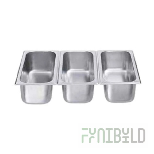 Spring USA 522-66/13 2-7/10 Quart Stainless Steel Food Pan Insert for Chafing Dish