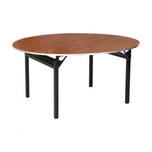 Forbes Industries PLY###PKG30RDMXE#IC-XBL 30 Inch Round Plywood Table Full Package with Black Finish