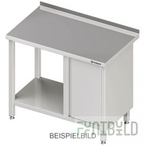 Wall-mounted closed table NBMSZ-8/7B (800x700x850mm, with side)